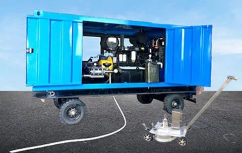 2500bar 녹 제거 하이드로 제트 기계