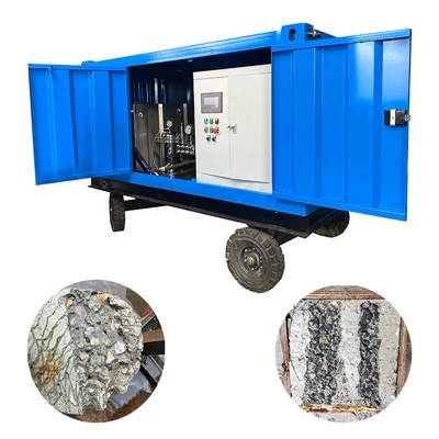 고압 물 콘크리트 거칠게 하는 기계